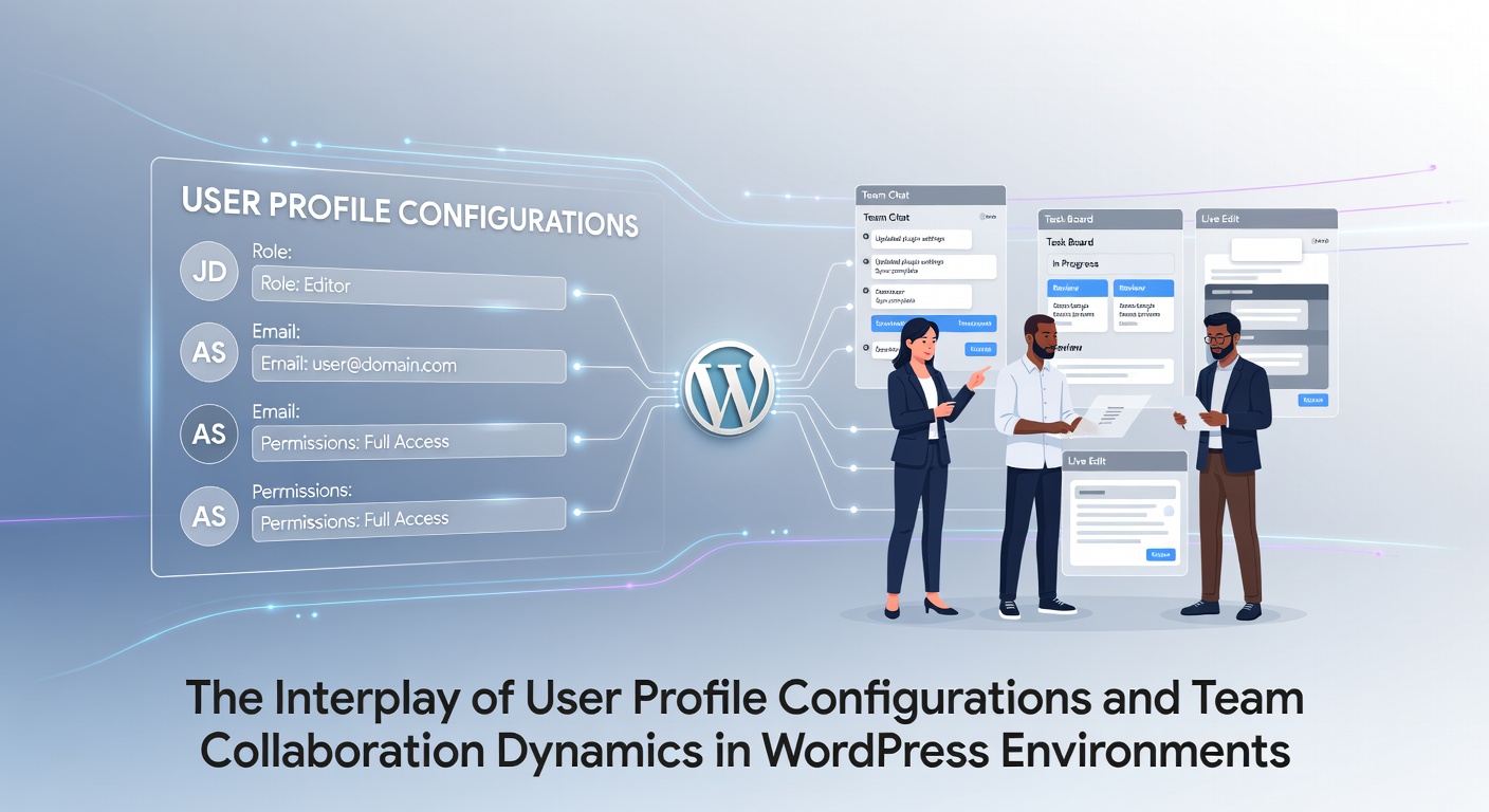 WordPress dashboard displaying user role management options for collaborative environments